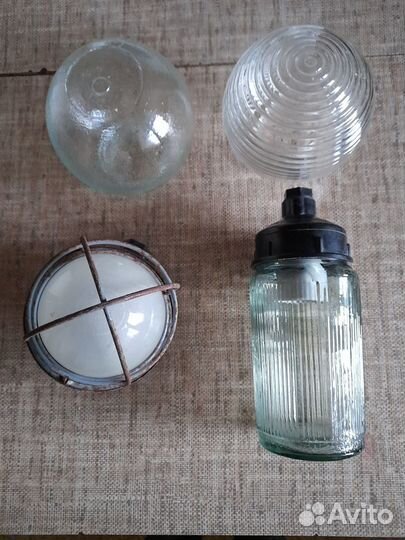 4 плафона СССР для дома и дачи