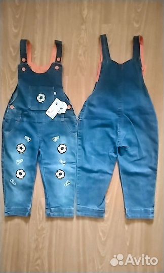Комбинезон детский джинсовый. Новый
