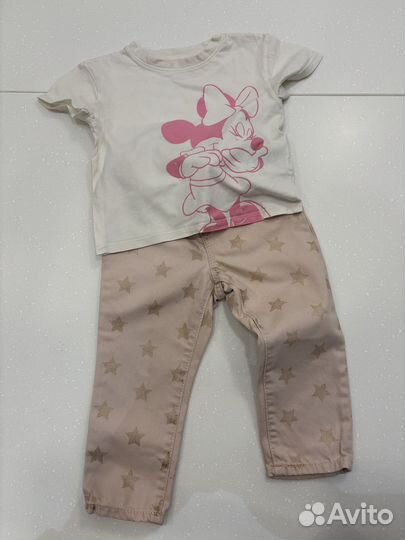 Пакет (капсула) фирменных вещей на девочку 86-92