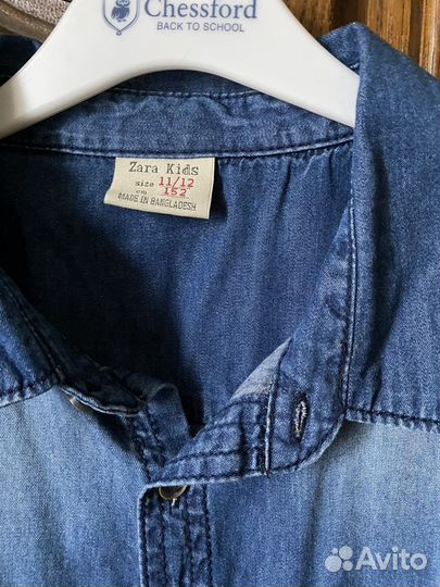 Рубашка джинсовая Zara kids