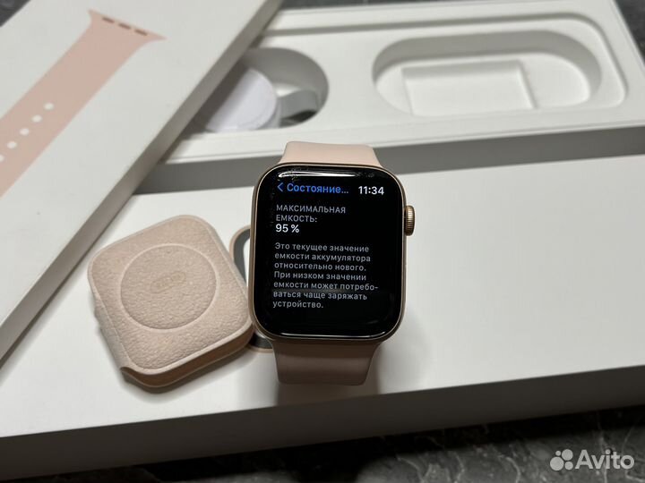 Часы Apple Watch 4 44 mm 95 акб