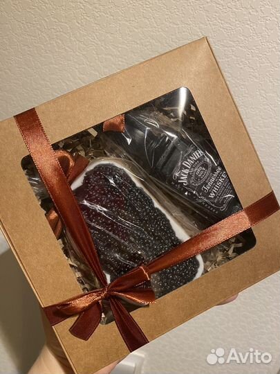 Мыло ручной работы виски и бутерброд с икрой