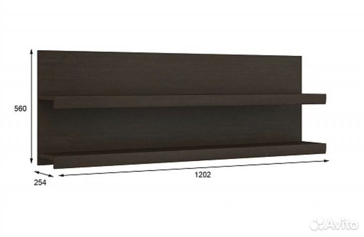 Тумба под тв +полка Орнета