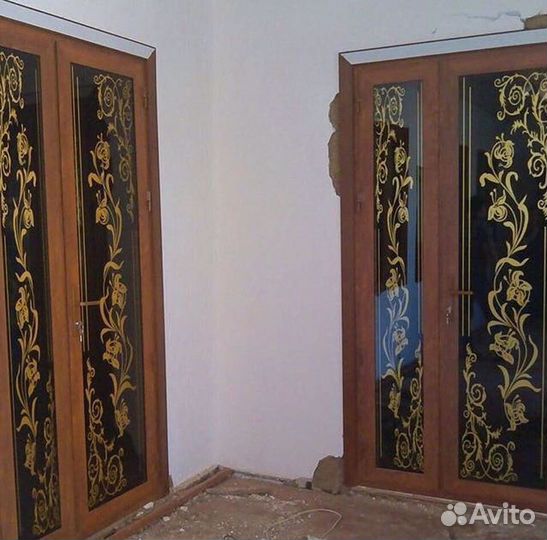 Пластиковая дверь 120х210 218