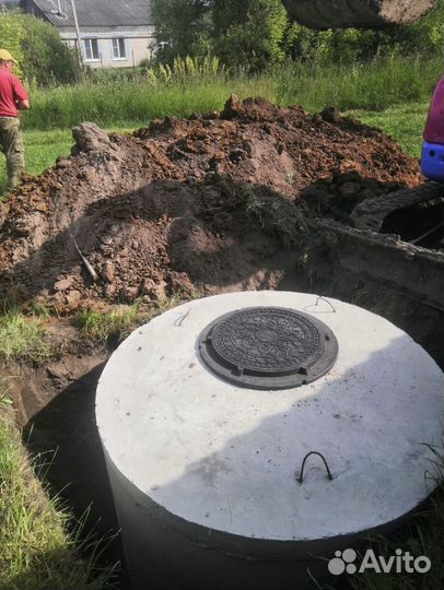 Монтаж септиков,водопровода и канализации