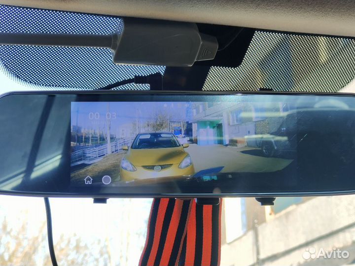Зеркало регистратор с камерой заднего вида