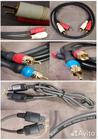 Акустические, аудио-видео кабеля, переходники