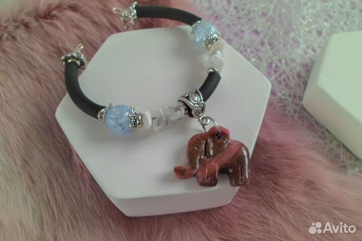 Браслет с Родонитом 