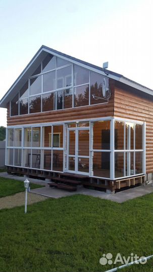 Алюминиевое остекление веранды