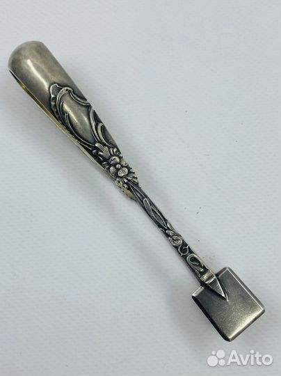 Щипцы для сахара Цветы Серебро 84 пробы