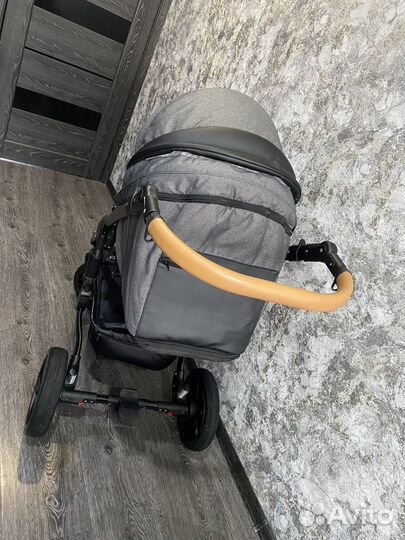 Коляска 2 в 1 эко кожа