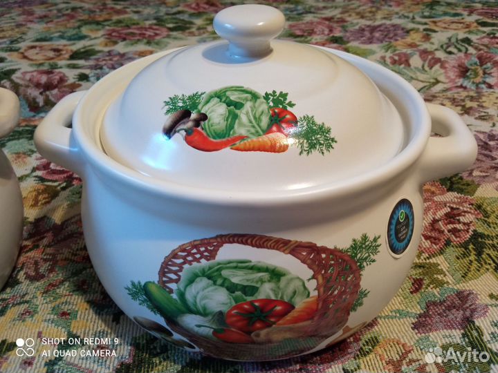 Кастрюля керамическая