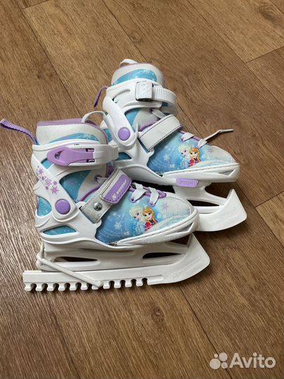 Коньки детские раздвижные, 26-31р