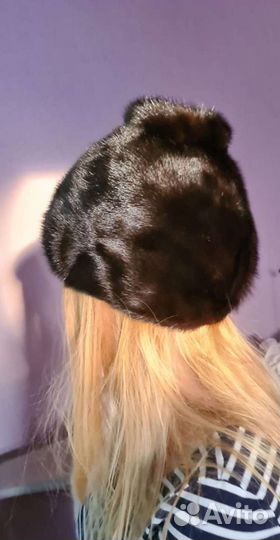 Шапка норковая женская