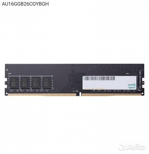 Модуль памяти Apacer 16GB dimm DDR4 2666MHz, AU16G