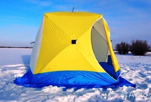 Палатка Куб 3 утеплённая трехслойная стэк