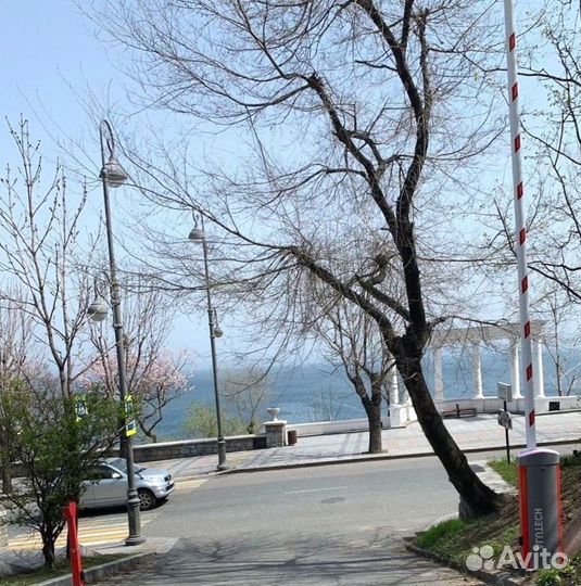 Установка шлагбаума