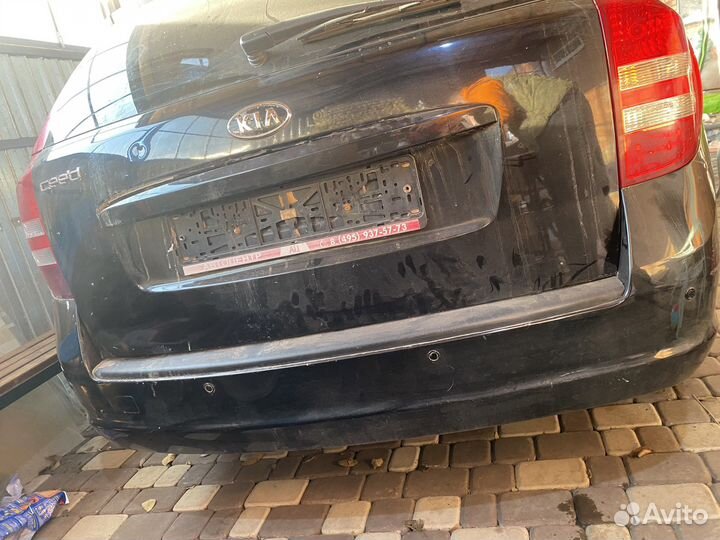Задний бампер kia ceed ed универсал