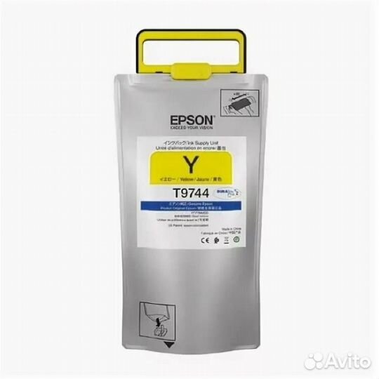 Картридж Epson C13T974400, 84000 стр, желтый