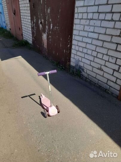 Самокат детский трехколесный бу