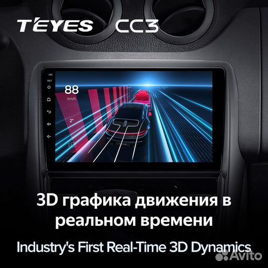 Магнитола Teyes CC3 6/128 Renault Duster