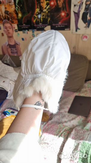 Шапка зимняя теплая детская