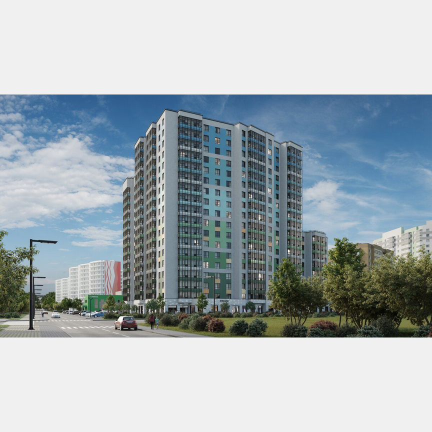 2-к. квартира, 51 м², 17/18 эт.