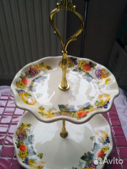 Двухъярусная тарелка Polistar Gollektion