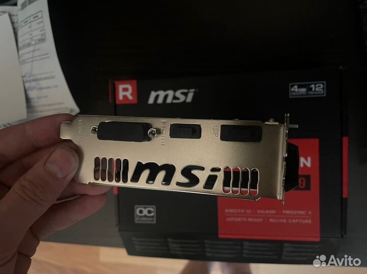 MSI AMD Radeon RX 550 aero ITX OC