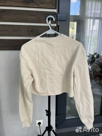 Кроп топ с длинным рукавом H&M