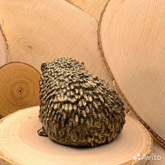 Бронзовая статуэтка Ёжик