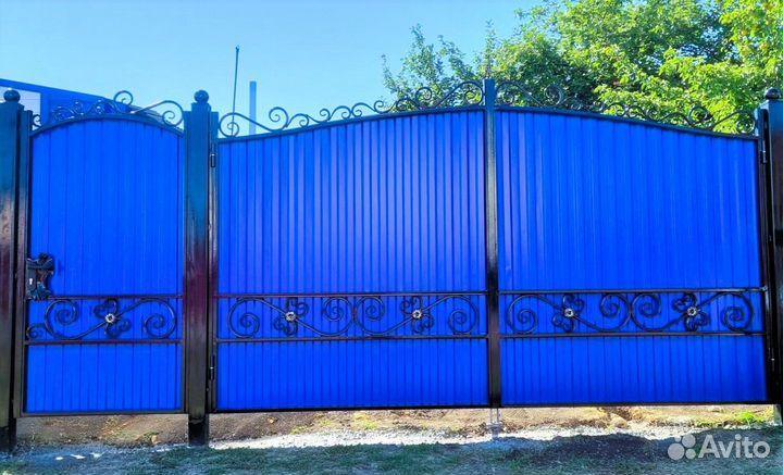 Ворота с калиткой
