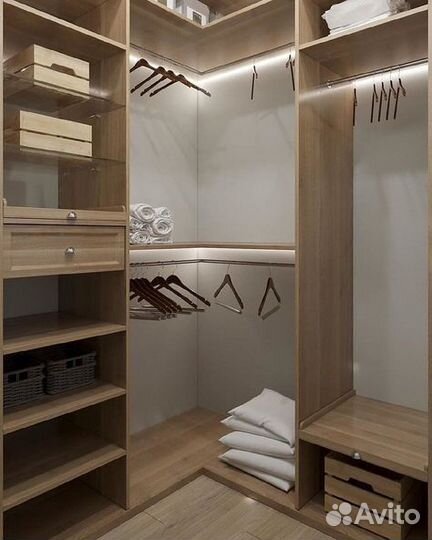 Гардеробная на заказ от производителя