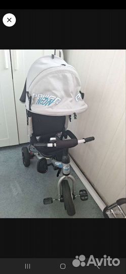 Детский велосипед трость