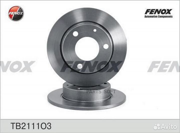 Fenox TB2111O3 Диск тормозной