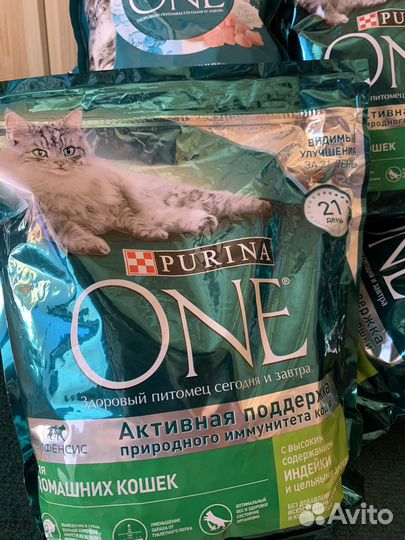Корм для кошек purina one
