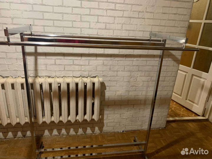 Вешало напольная рейл для одежды