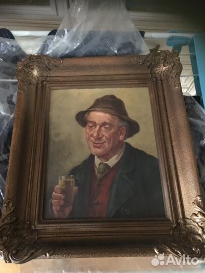 Картина. Старик. Подарок