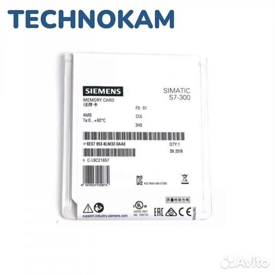 Siemens 6ES7953-8LM32-0AA0 Микрокарта Памяти