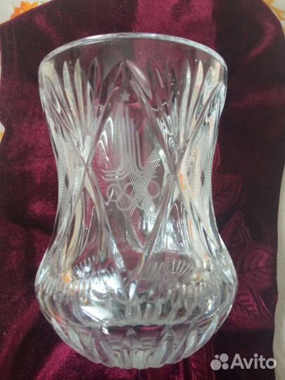 Ваза хрустальная для цветов СССР