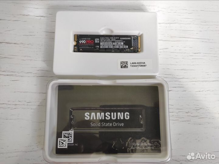 Твердотельный ssd диск 1Tb Samsung 990 Pro PCIe4.0