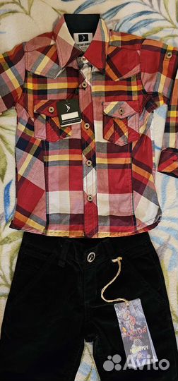 Рубашка и брюки для мальчика 1-2 года