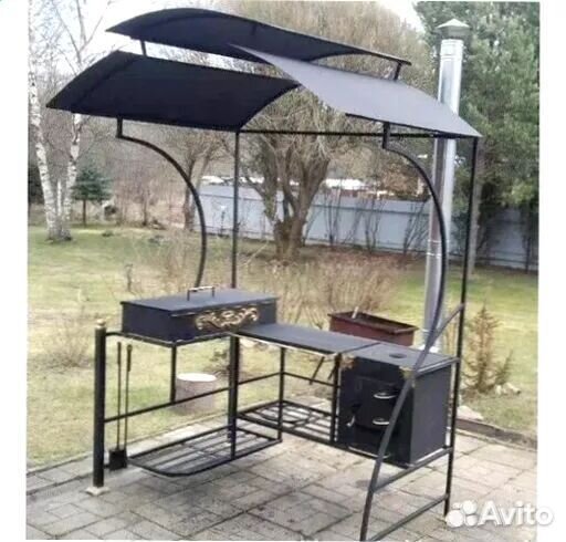 Мангал С крышей