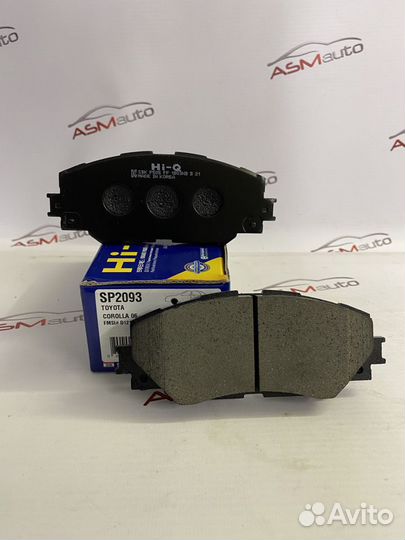 Колодки тормозные передние Toyota Corolla / Auris