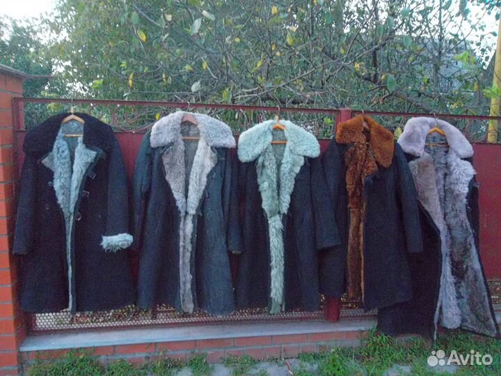 Тулуп бекеша армейский из овчины СССР