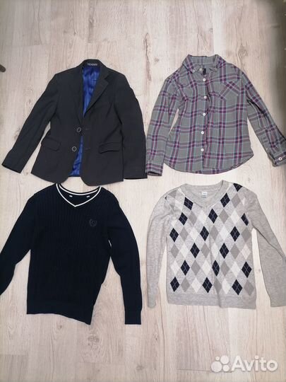 Вещи пакетом на мальчика рост 122 128