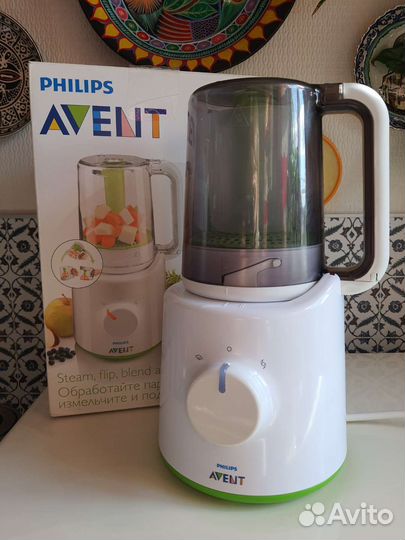 Пароварка блендер philips avent 2 в 1
