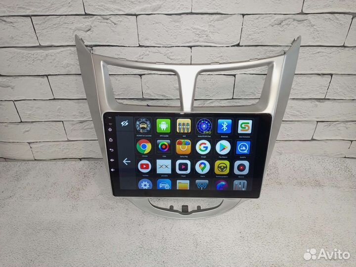Магнитола Hyundai solaris 1 android IPS экран