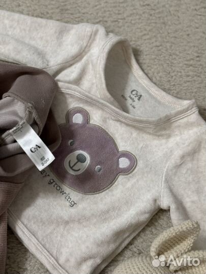 Велюровый костюм c&a