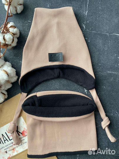 Комплект шапка и шарф